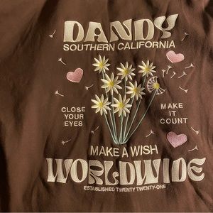 Dandy Worldwide “Make A Wish” Embroidered Hoodie